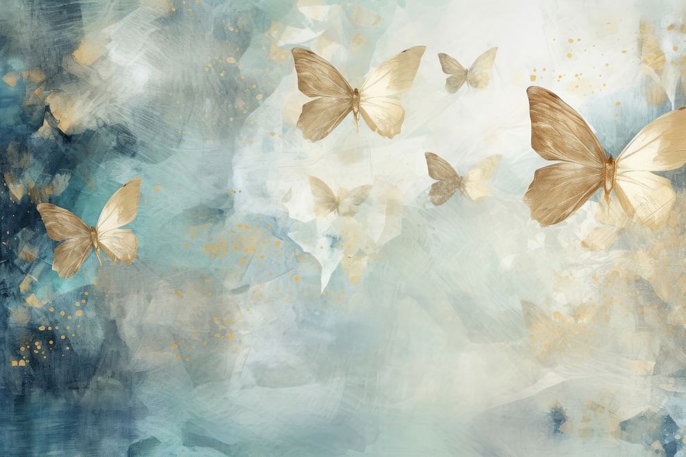 Butterflys watercolor background painting backgrounds | Premium Photo ...