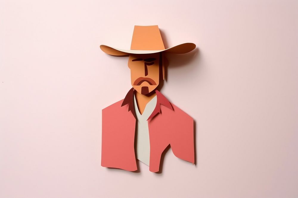 Cowboy adult art representation.