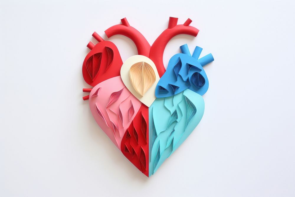 Medical art heart accessories.