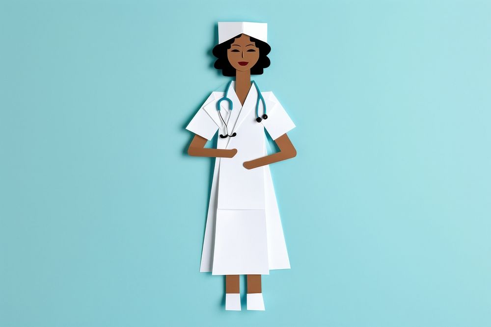 Nurse representation stethoscope physician.