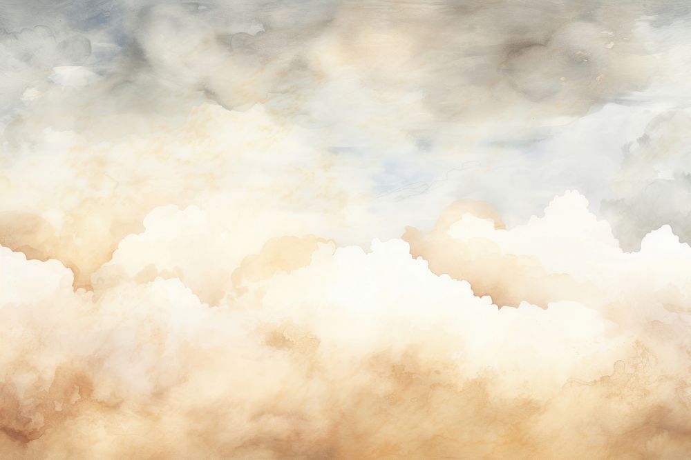 Cloud watercolor background sky backgrounds outdoors.