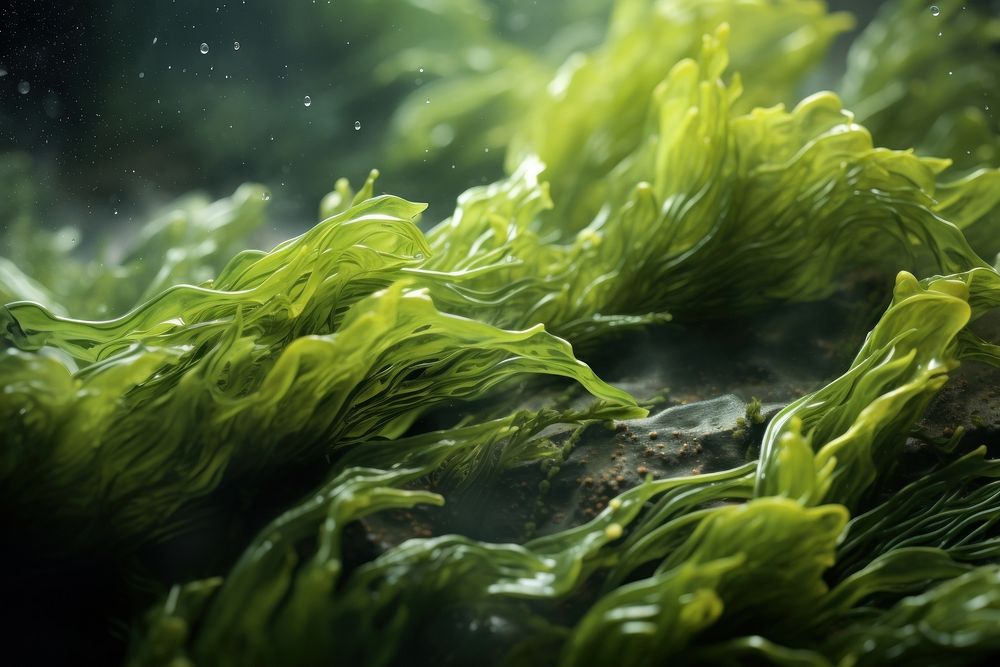 Seaweed algae plant underwater.
