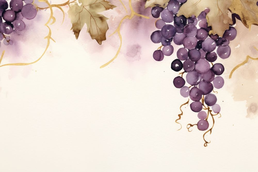 Grape watercolor background grapes backgrounds plant.