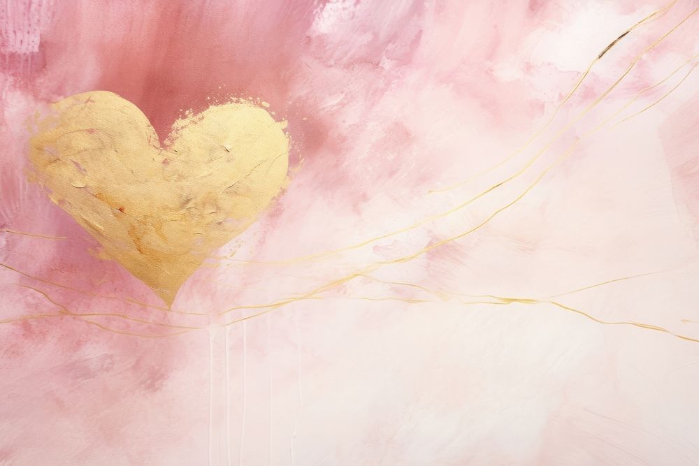 Heart watercolor background backgrounds painting gold.