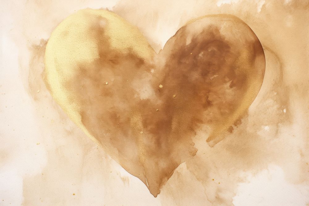 Heart watercolor background backgrounds creativity textured.