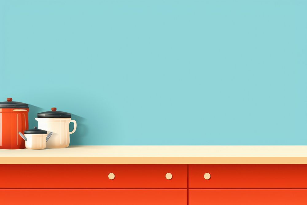 Illustration of graphic background furniture kitchen cup.