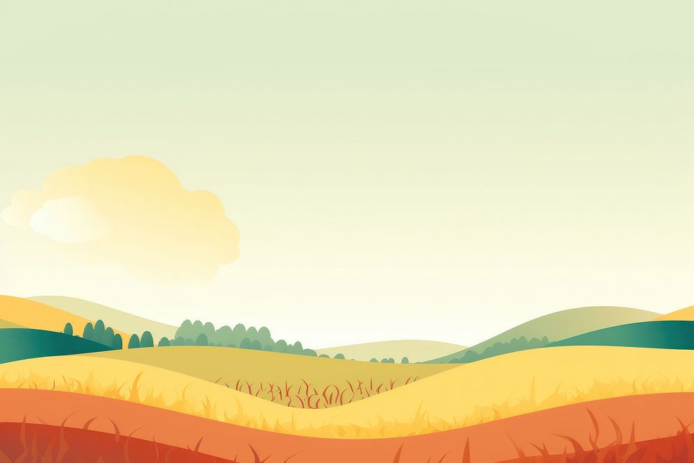 Illustration of graphic background agriculture backgrounds landscape.