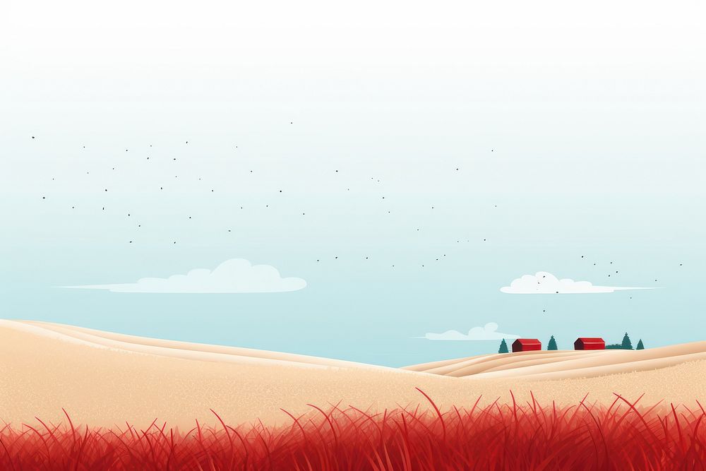 Illustration of graphic background landscape outdoors horizon.