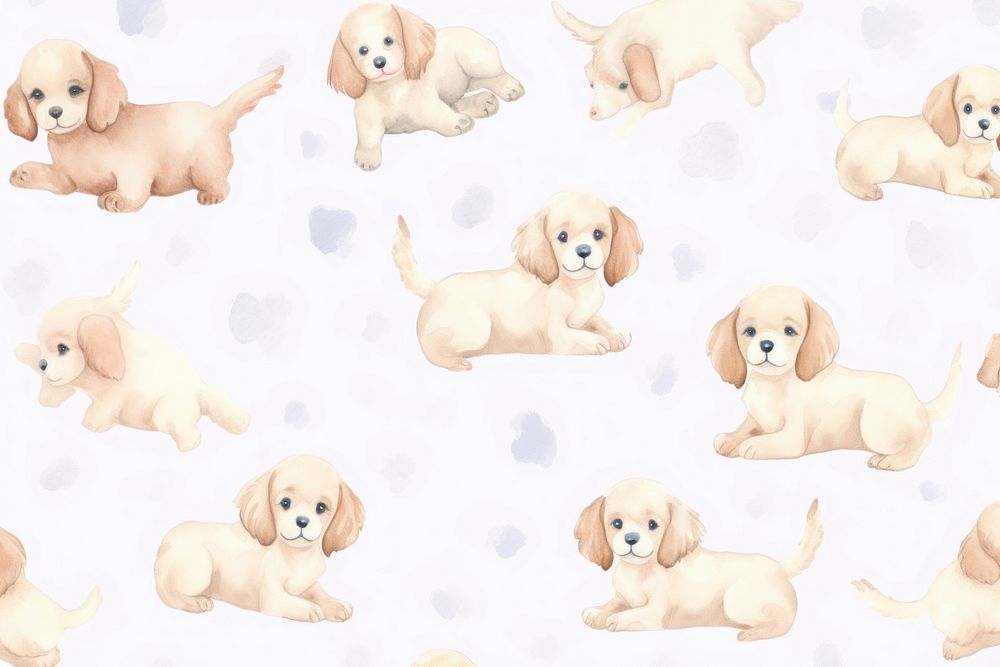 Puppy backgrounds pattern animal.