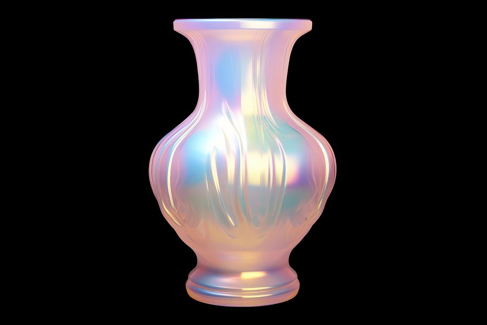 Clay vase illuminated chandelier porcelain.
