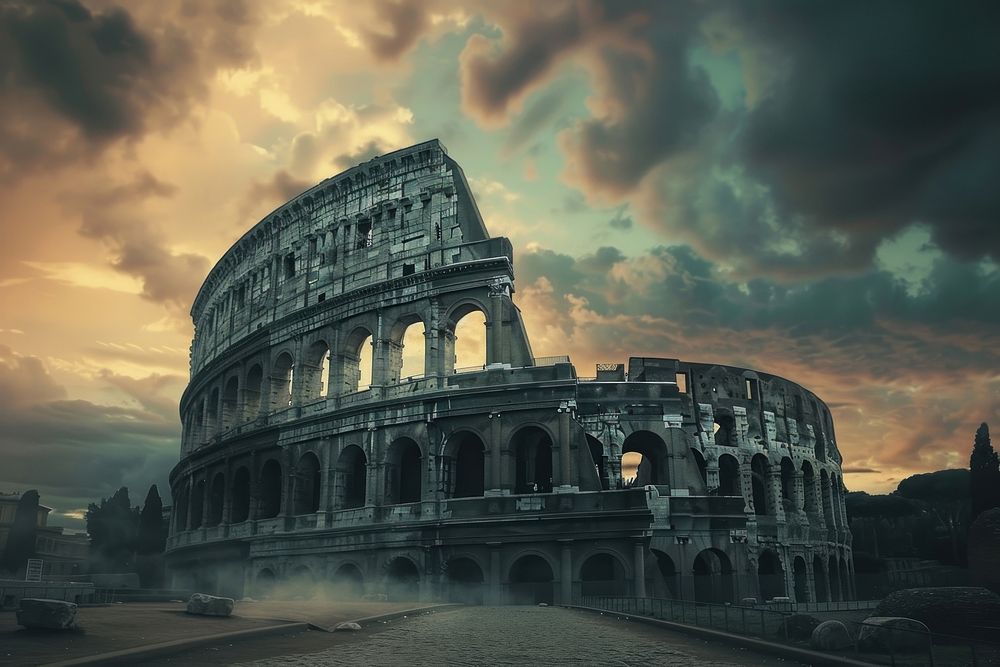 Rome landmark transportation amphitheater.