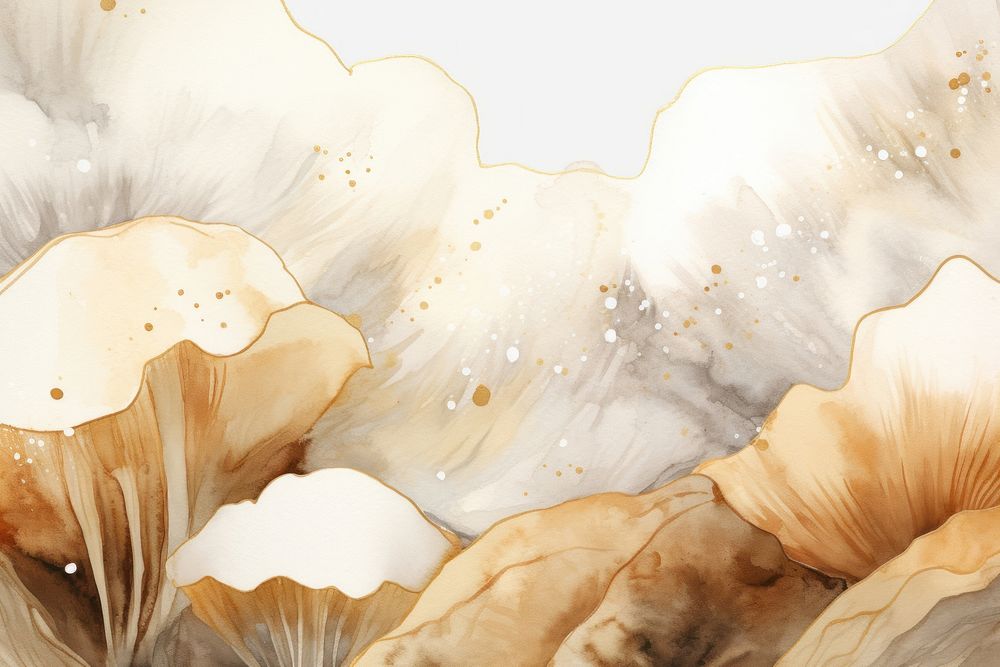 Mushroom watercolor background backgrounds creativity fragility.