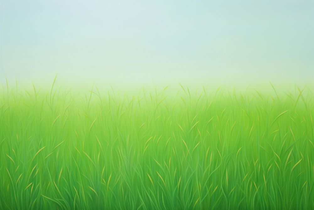 Painting of green grass backgrounds outdoors nature.