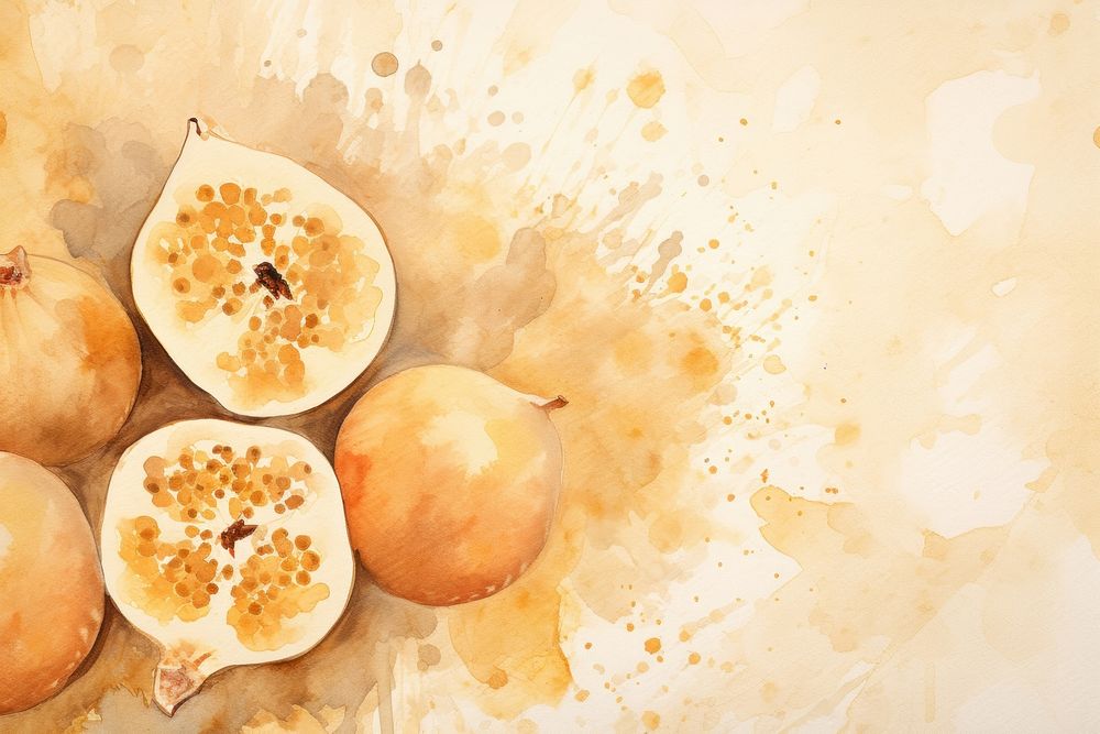 Passionfruit watercolor background backgrounds painting plant.