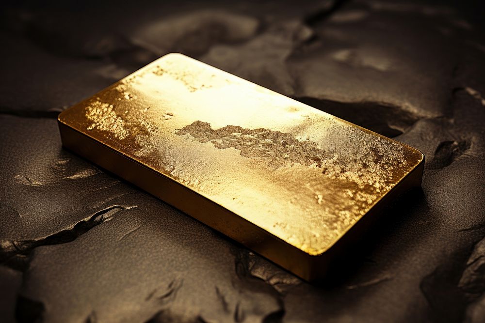 Gold bar currency jewelry wealth.