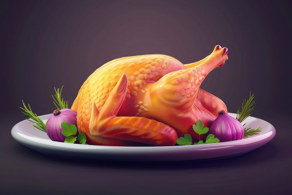 Roast turkey dinner animal food.