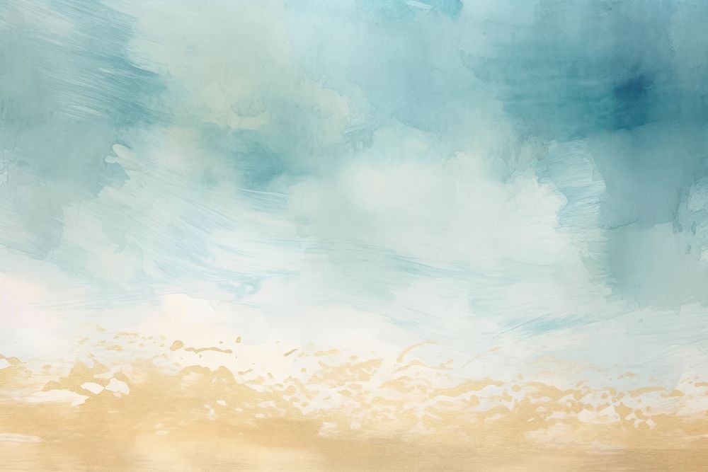 Sea and beach watercolor background painting backgrounds outdoors.
