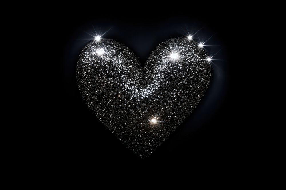Heart astronomy light night.