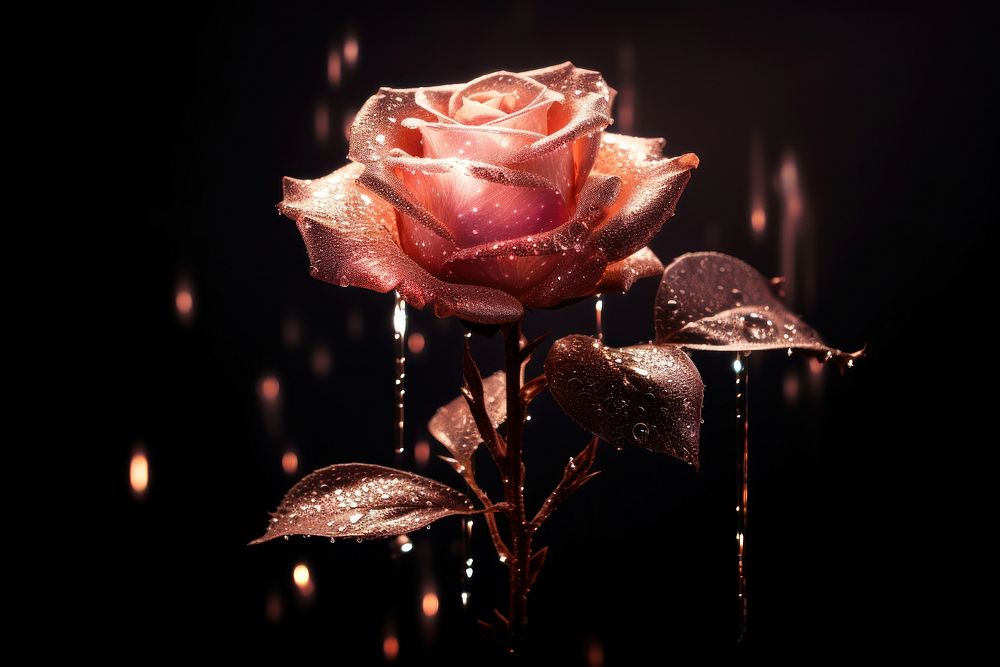 Rose nature flower petal.
