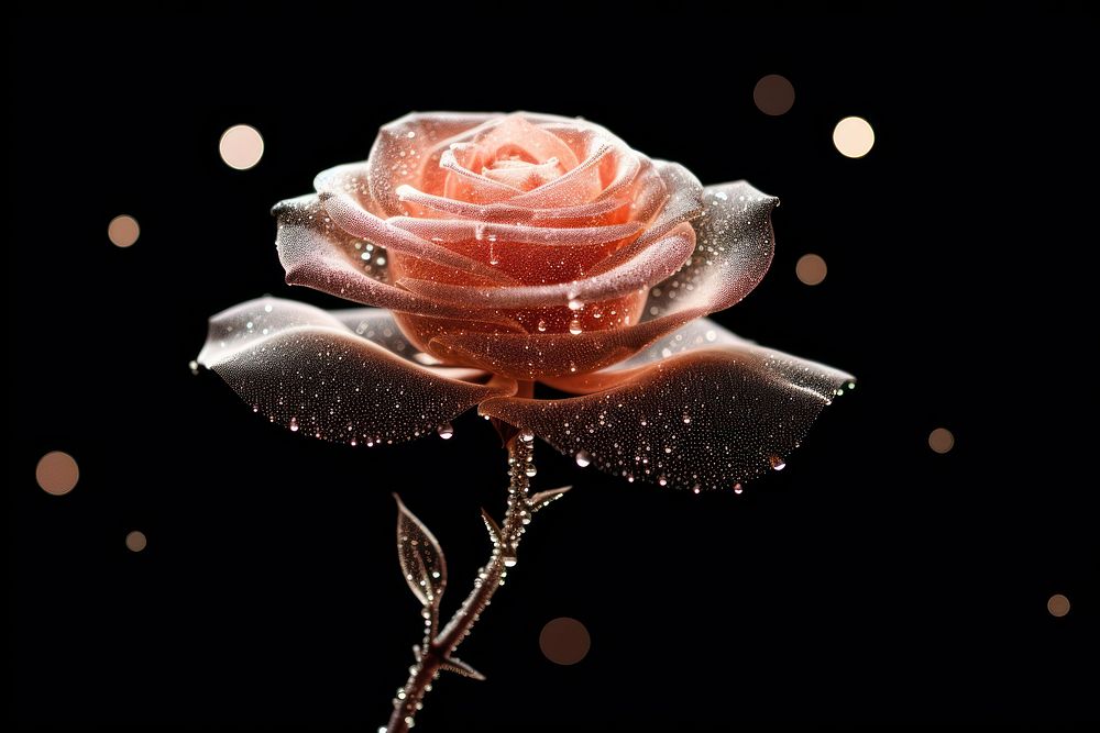 Rose flower nature petal.
