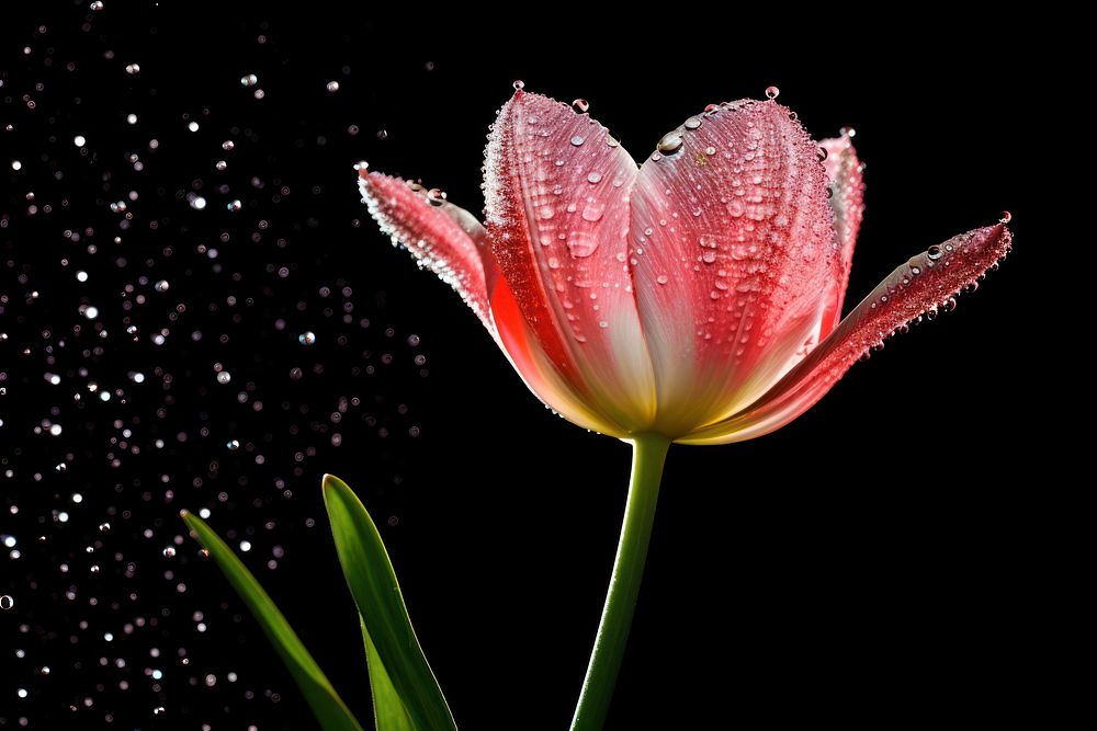 Tulip blossom flower petal.