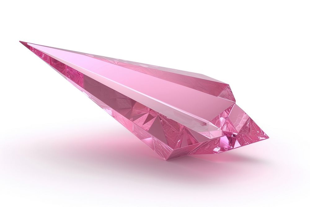 Paper plane gemstone jewelry diamond.