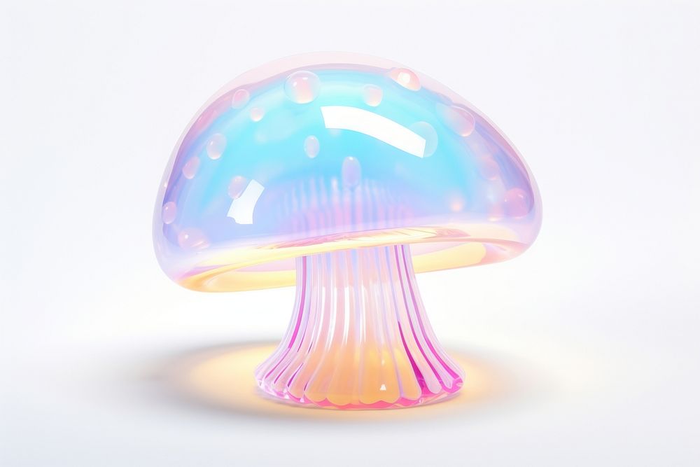 Mushroom shape jellyfish fungus lamp.