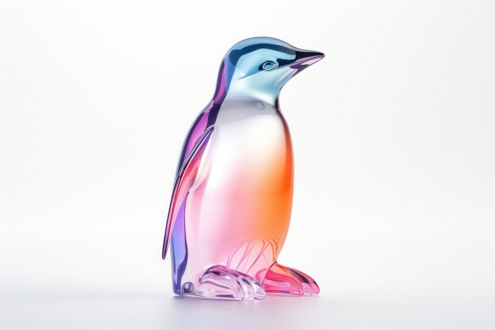 Penguin animal glass bird.