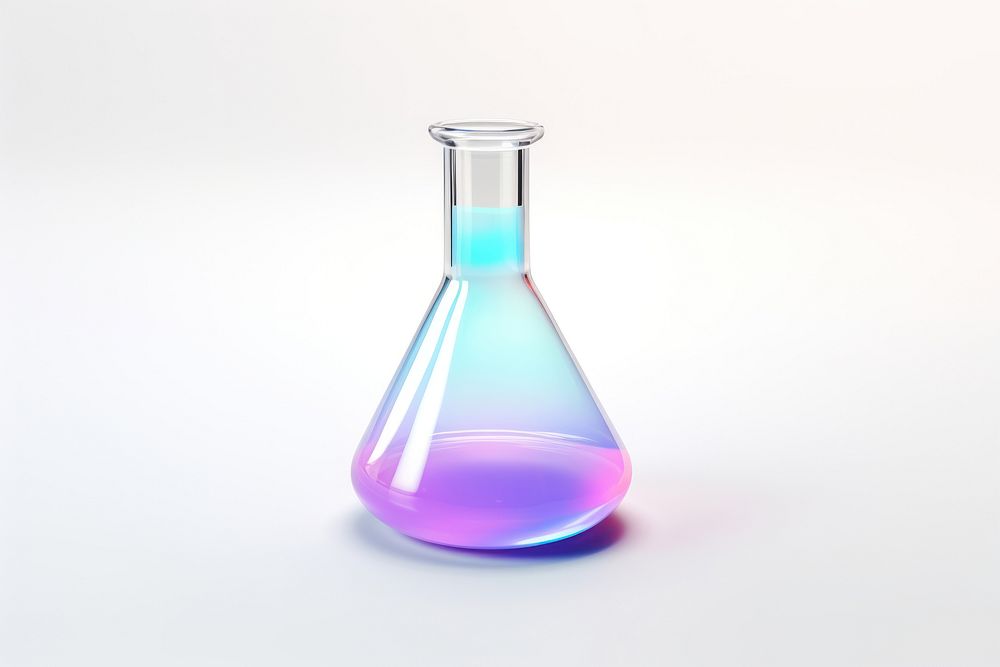 Science glass perfume bottle.