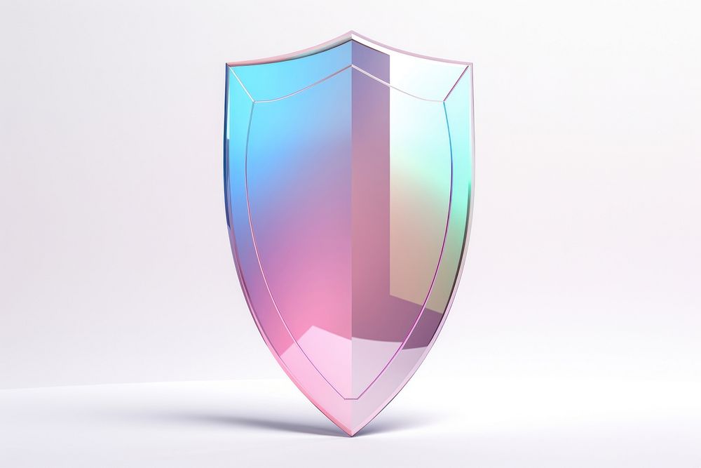 Shield white background protection security.