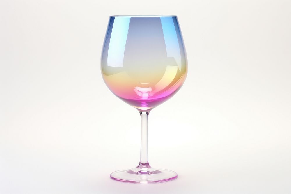 Wine glass drink white background refreshment.