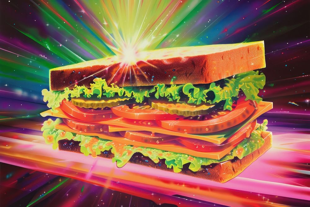 Sandwich food vegetable hamburger.