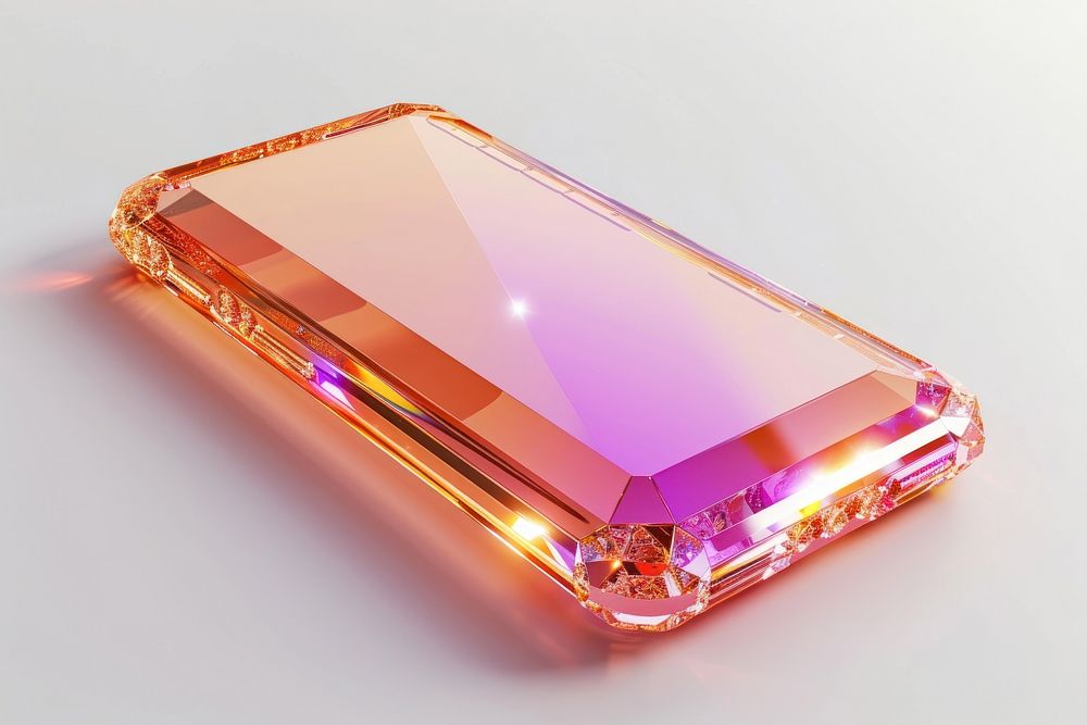 Smartphone gemstone jewelry crystal.