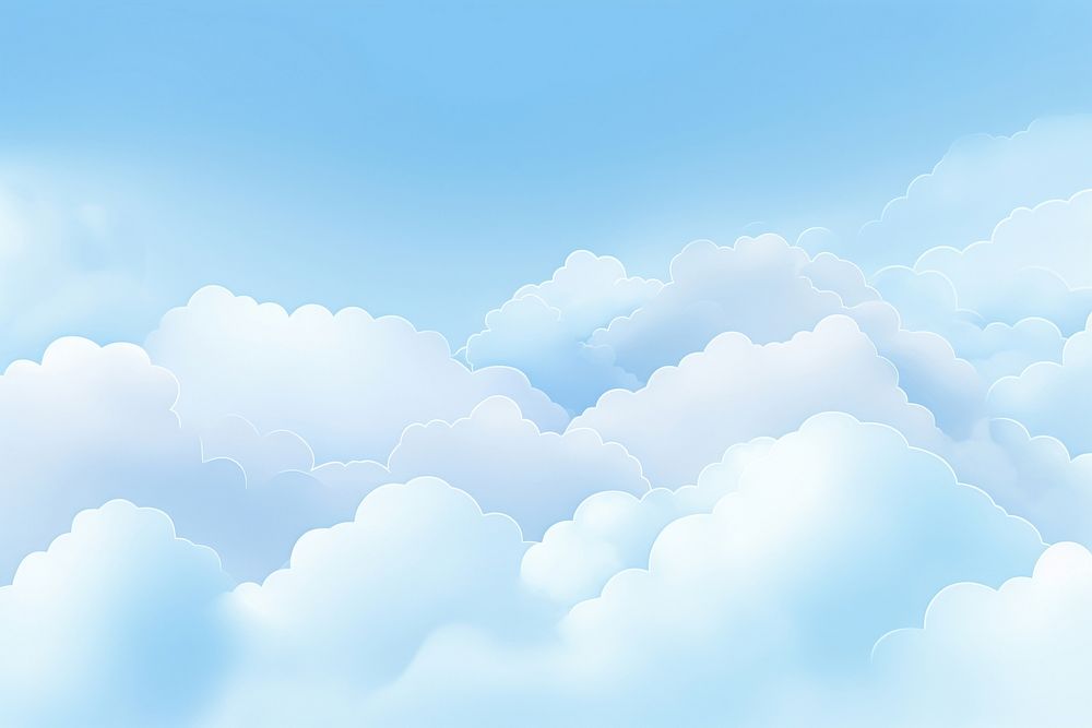 Blue and white clouds gradient background backgrounds abstract outdoors.