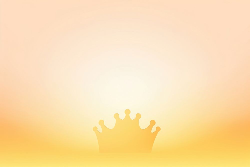 Crowns gradient background backgrounds sunlight yellow.