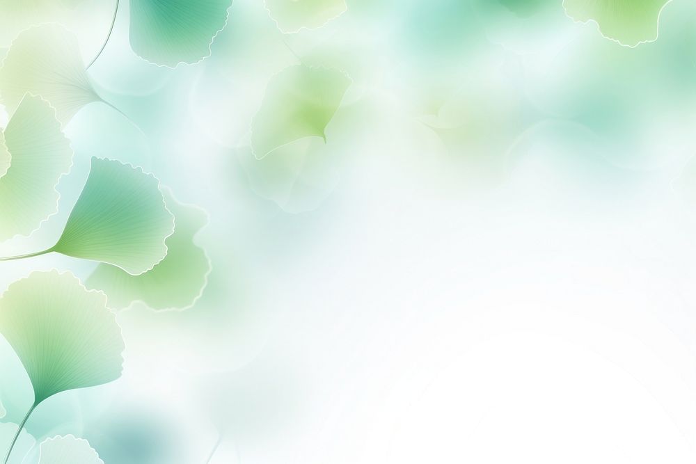 Ginkgo gradient background backgrounds pattern green.