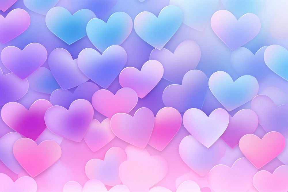 Hearts gradient background backgrounds abstract purple.