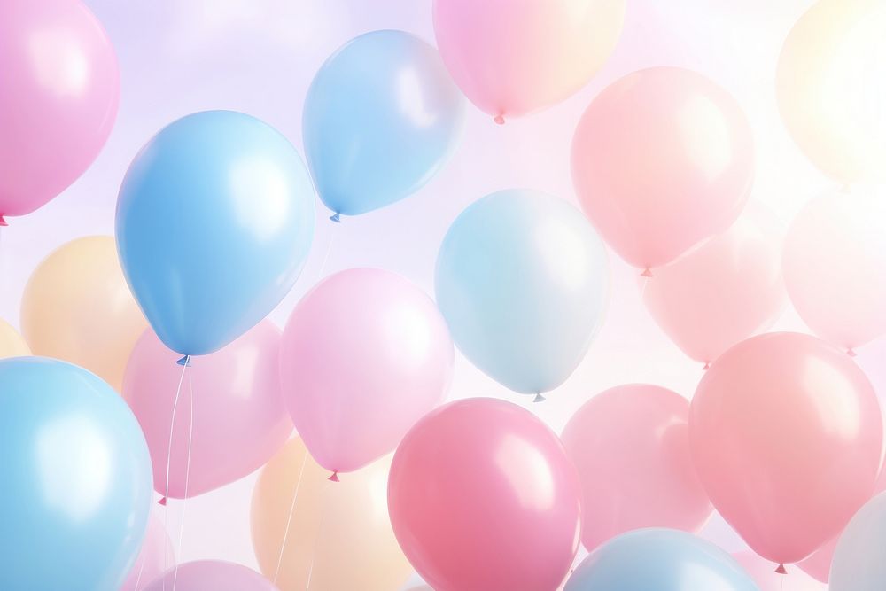 Pastel balloon gradient background backgrounds | Free Photo