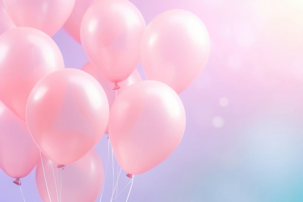 Pink balloons gradient background backgrounds celebration anniversary.