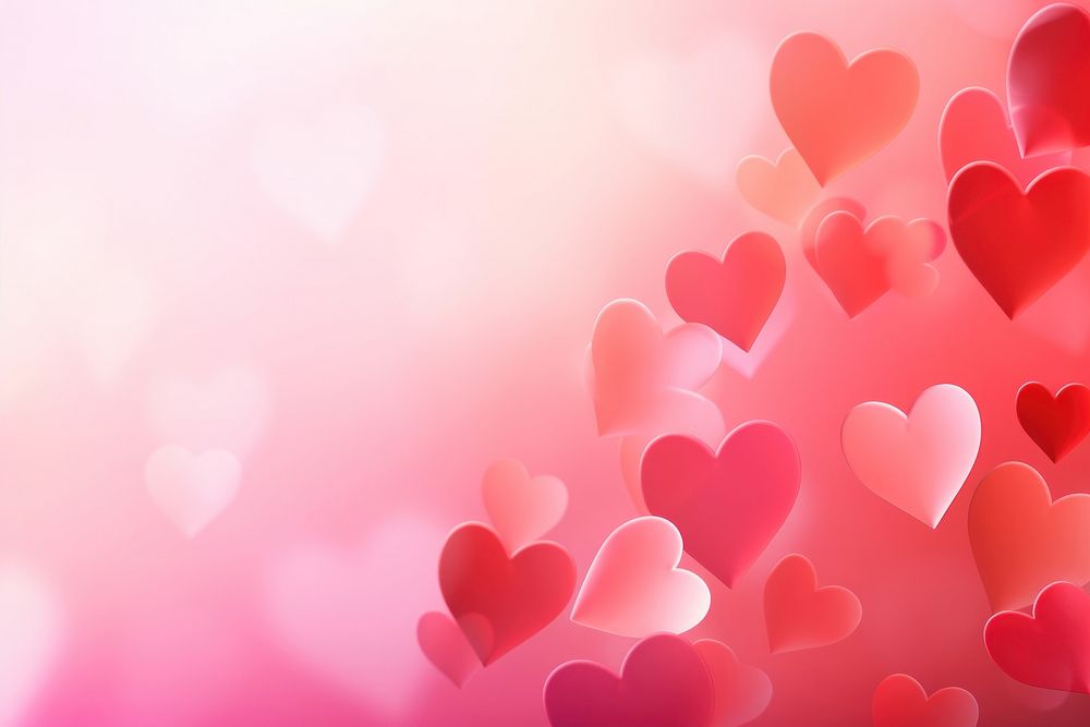 Pink hearts gradient background backgrounds abstract red.