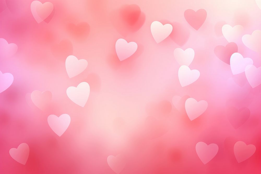 Pink hearts gradient background backgrounds abstract petal.
