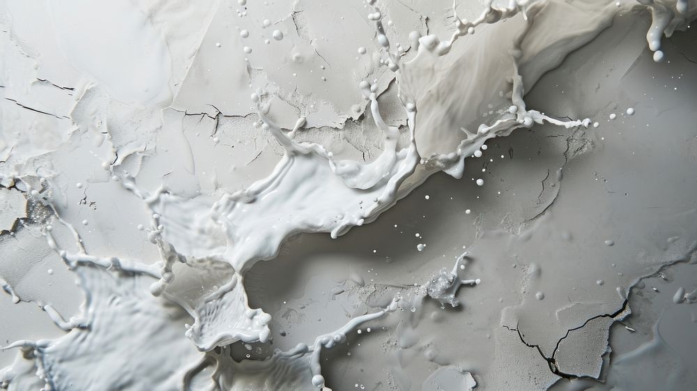 Water abstract plaster paint.