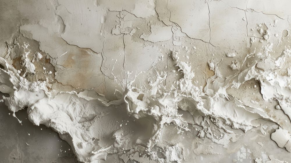 Art deco abstract plaster rough.