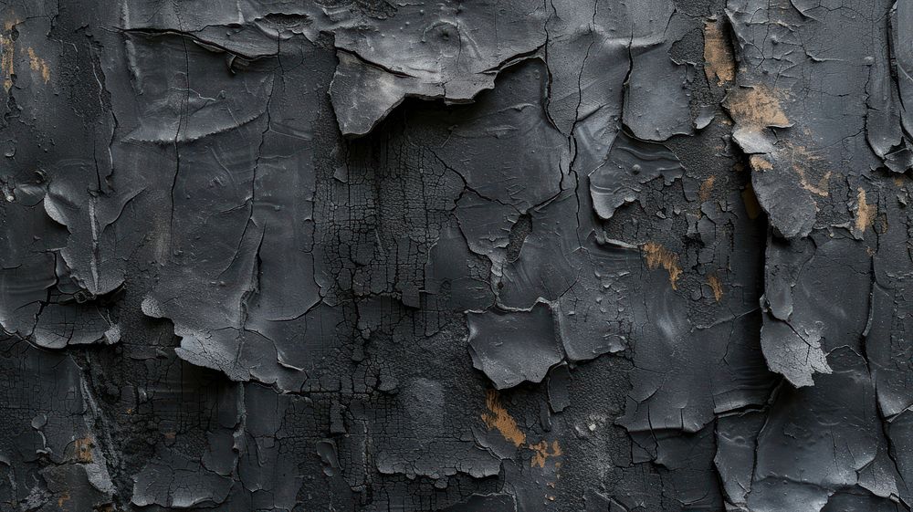Black abstract rough wall.