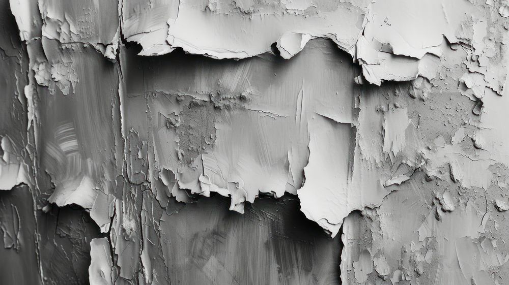 Black and white abstract rough wall.