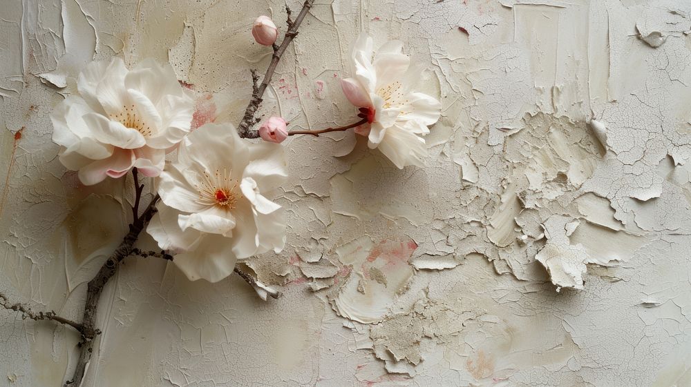 Flowers wall blossom petal.