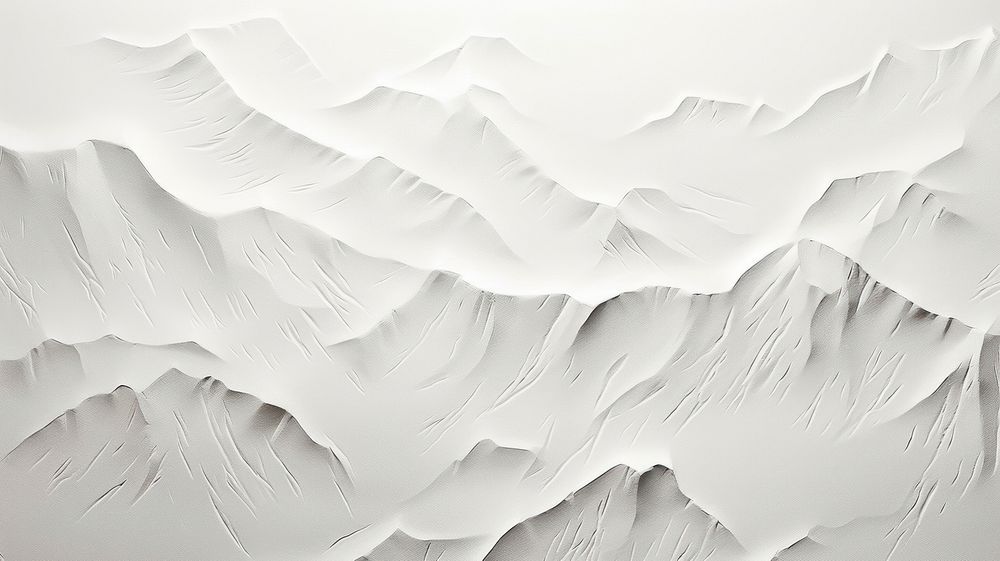 Mountain abstract white tranquility.