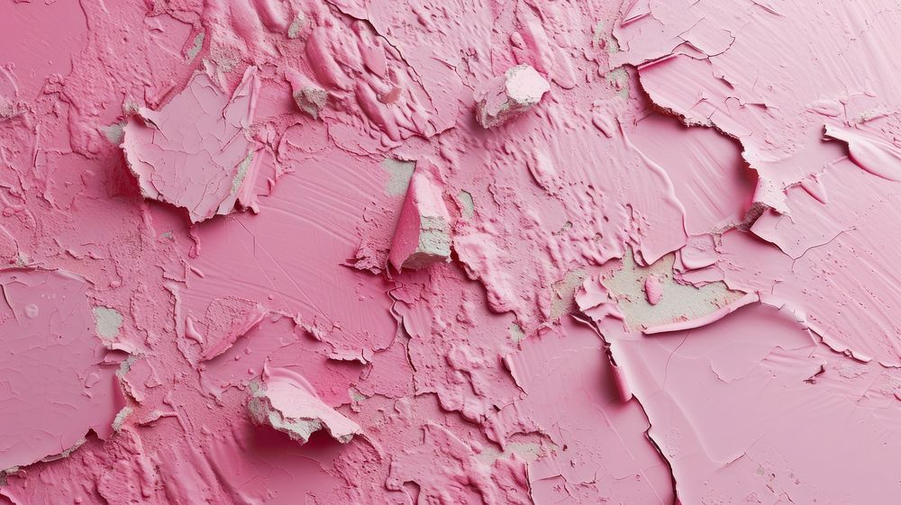 Pink abstract paint wall.