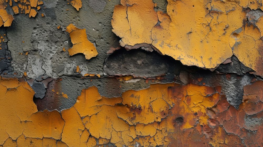 Rust abstract rough paint.
