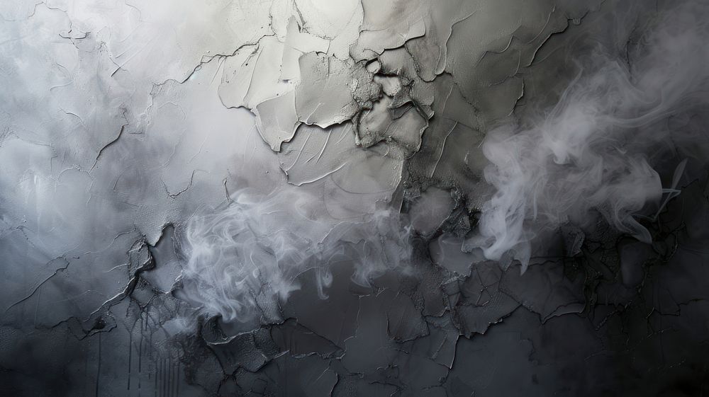 Smoke abstract texture wall.